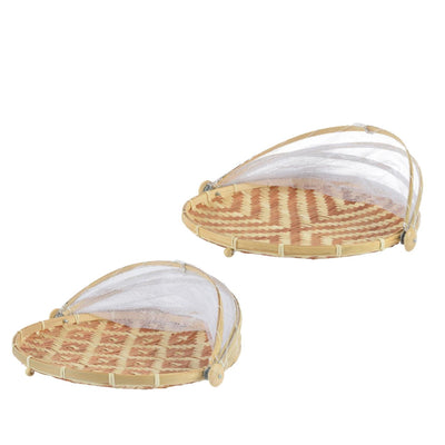 Couvercle alimentaire Decoris bambou FSC ø35x22cm