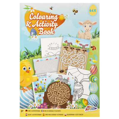 Livre de couleurs et d'activités Pâques, A4