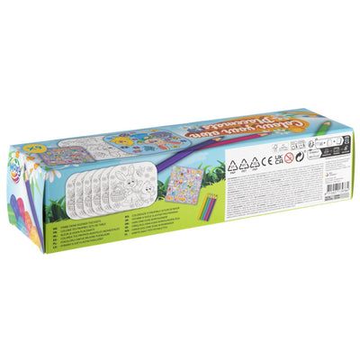 Couring Craft Group Placemats Couleurs Pâques avec des marqueurs et des autocollants, ensemble de 6