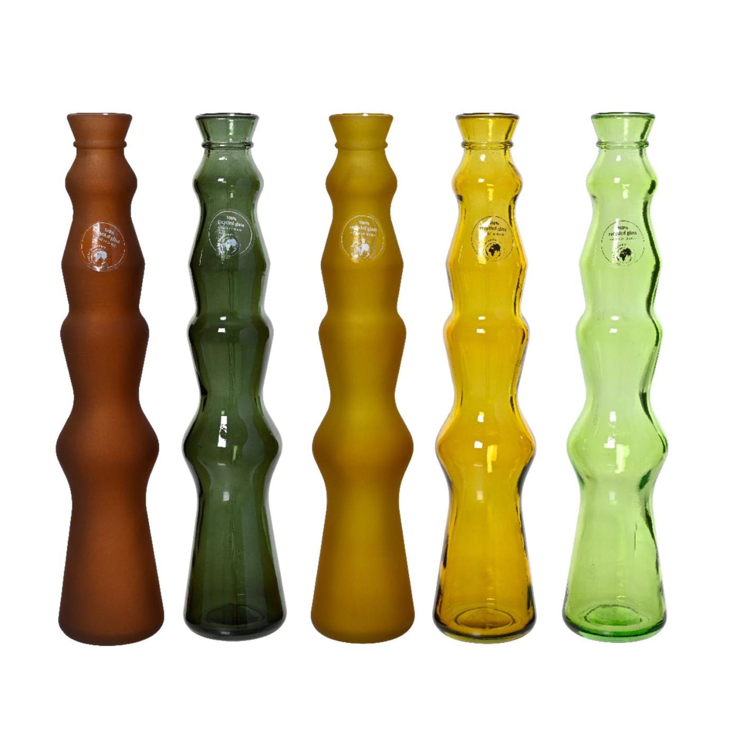 Vase Decoris verre recyclé ø7x32cm