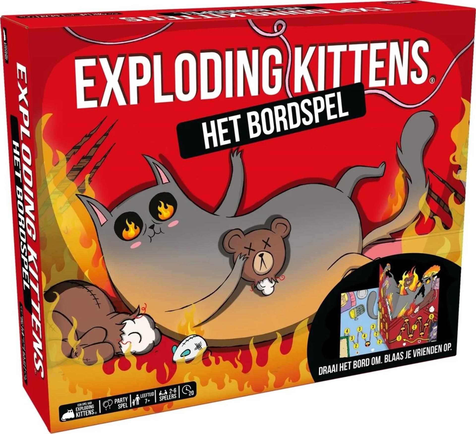 Jeu explosant les chatons du jeu de société