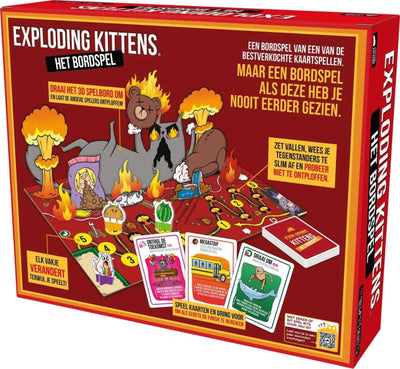 Jeu explosant les chatons du jeu de société