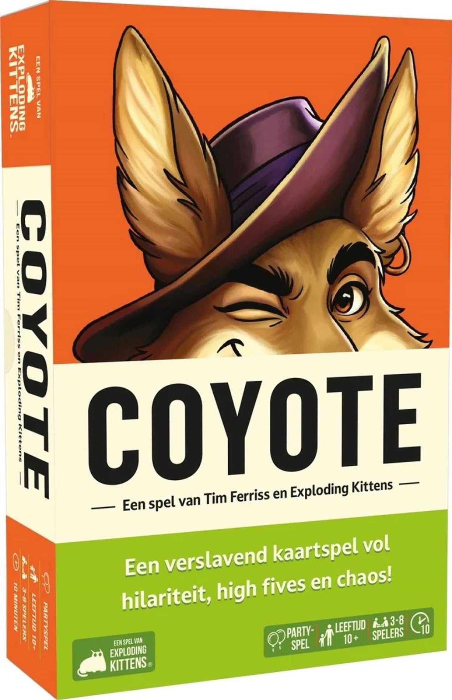 Jeu de cartes de fête Asmodee coyote (version nl)