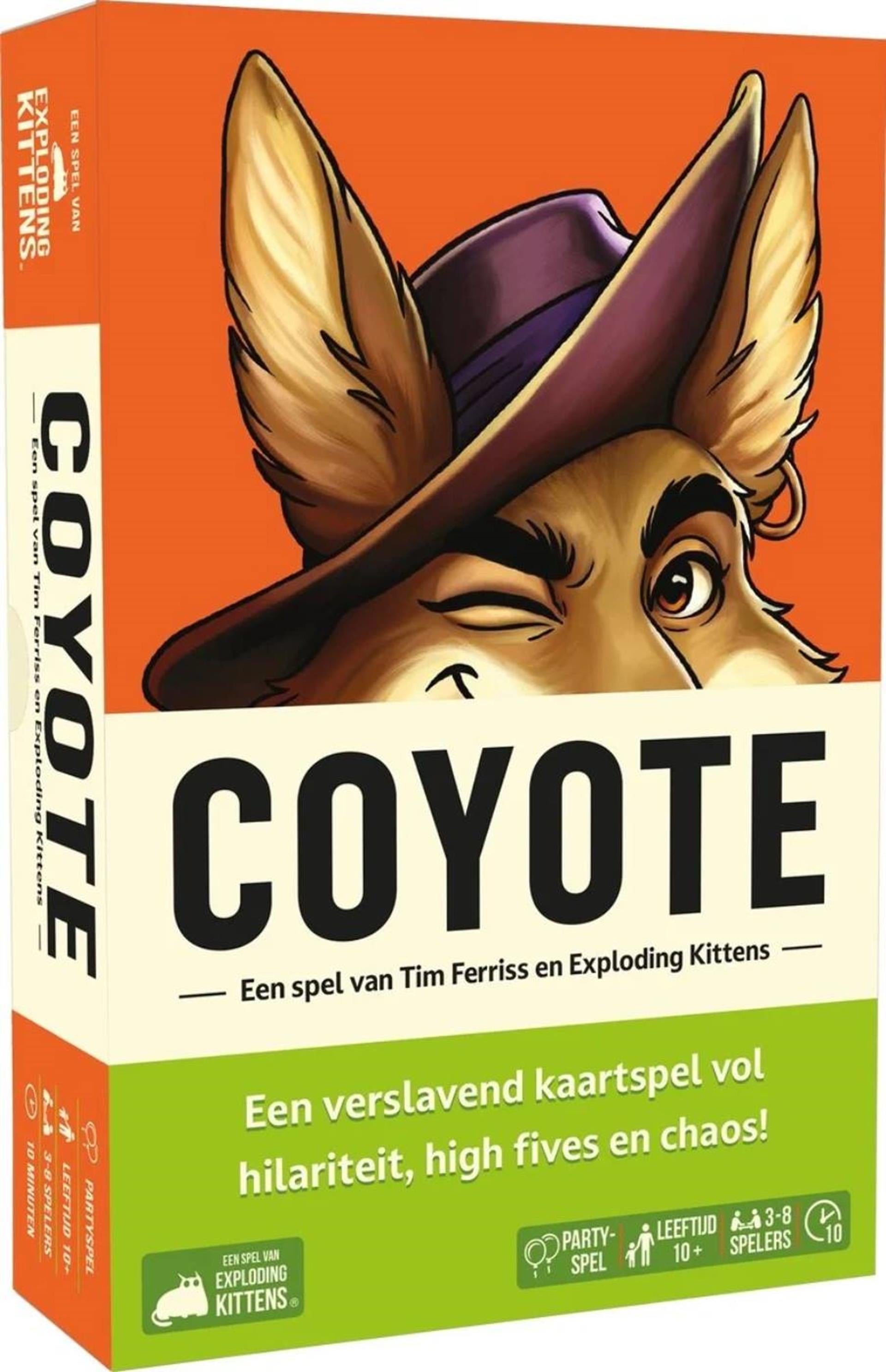 Jeu de cartes de fête Asmodee coyote (version nl)