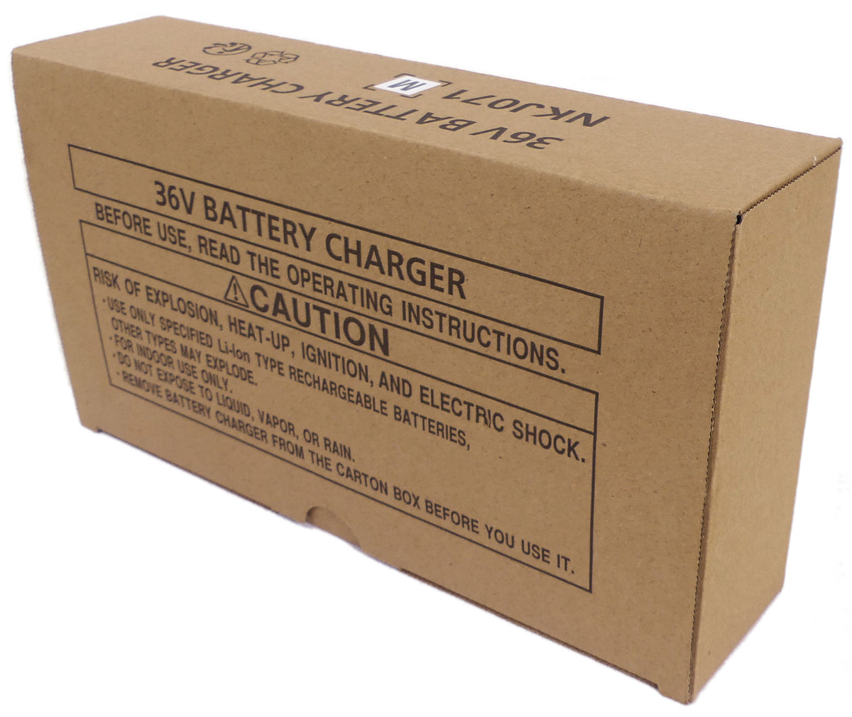 Chargeur de batterie de gazelle 36 volts 4 ampères noirs