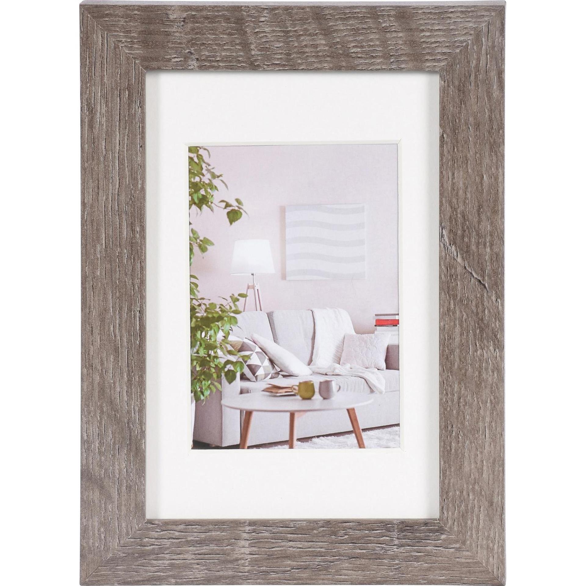 Henzo cadre photo moderne 10x15cm gris