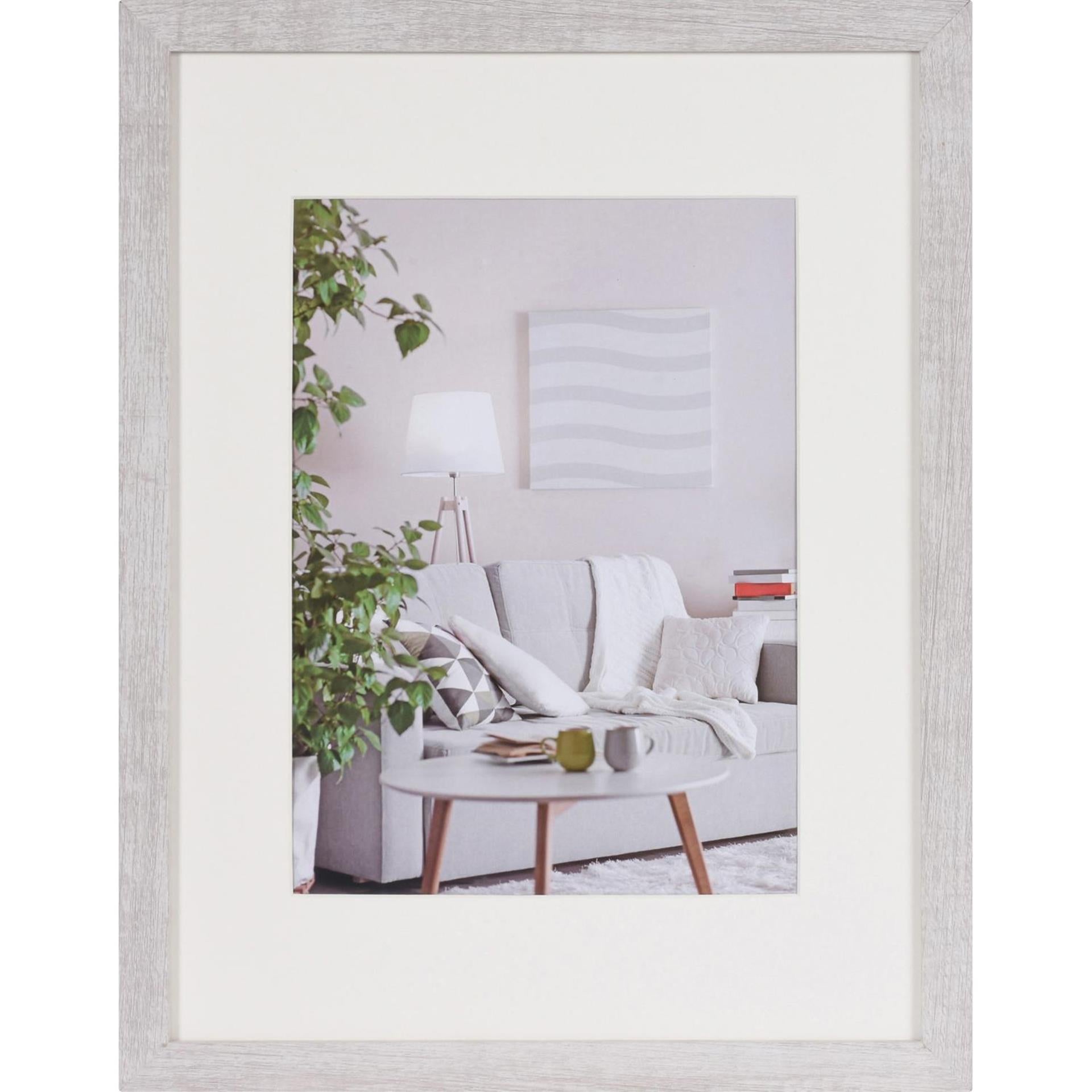 Henzo cadre photo moderne 30x40cm blanc