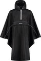 Poncho de pluie Ralka imperméable réfléchissant - noir - adultes