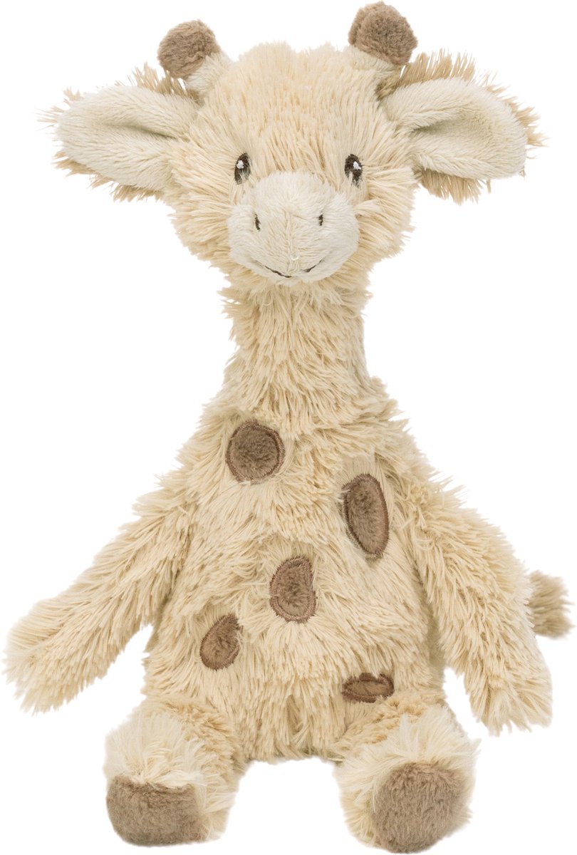 Happy horse girafe gus peluche 22 cm - beige - peluche bébé