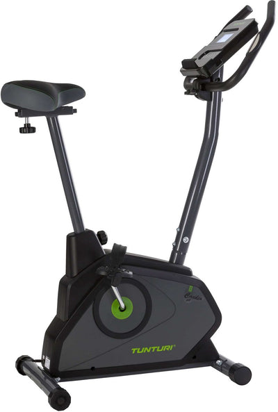 Vélo d'appartement Tunturi cardio fit e30 - vélo de fitness avec ergomètre - 12 programmes d'entraînement - réglable - ergonomique