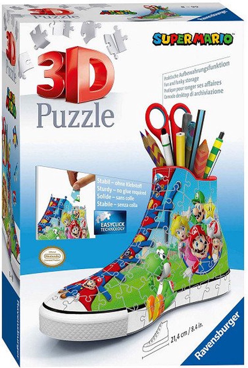 Ravensburger - Puzzle 3D - Sneaker Super Mario