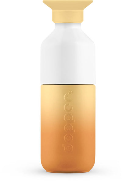 Gourde en acier Dopper 350 ml - jaune lever du soleil