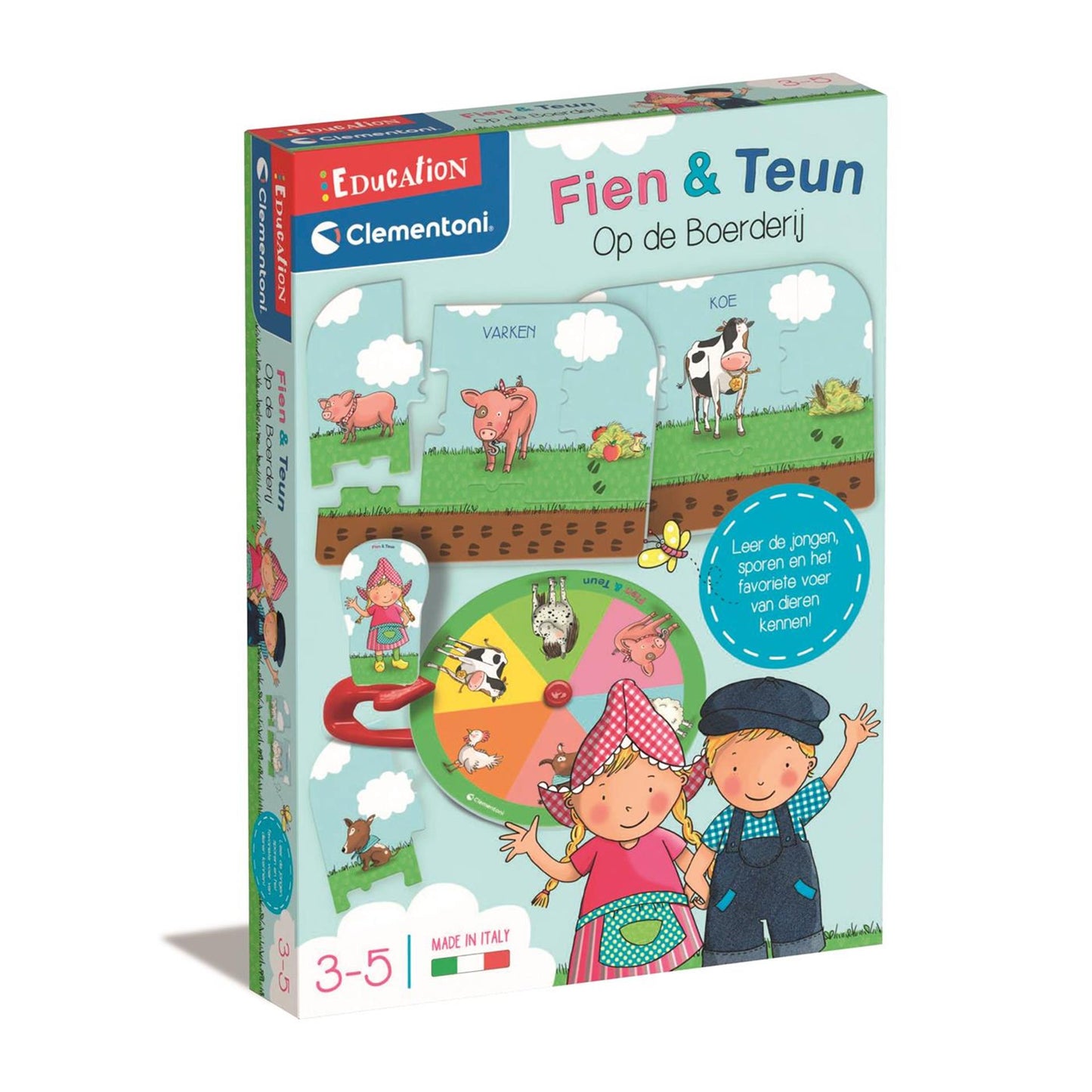 Clementoni Fien Teun Farm Educational Game