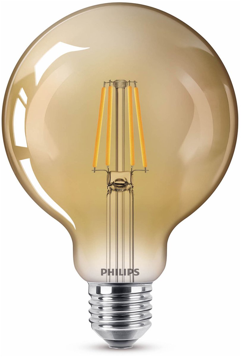 Philips LED globe doré - 35 W - E27 - lumière blanc très chaud