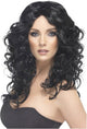 Vegaoo Perruque Femme Noire - Perruque Habillée - Taille Unique