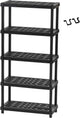 Rack de stockage Iris xl – 5 couches – extra large – robuste – noir