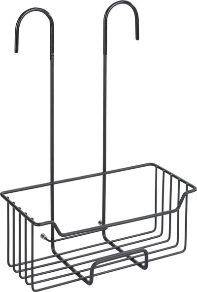 Wenko 1065528 - support de douche milo acier inoxydable noir | 1 pièce