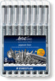 Staedtler - série artiste - liner pigmentaire - boîte 8 pcs