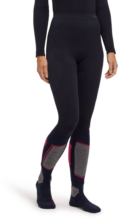 Falke Collants longs chauds sous-vêtements fonctionnels longs à séchage rapide femme noir - taille m