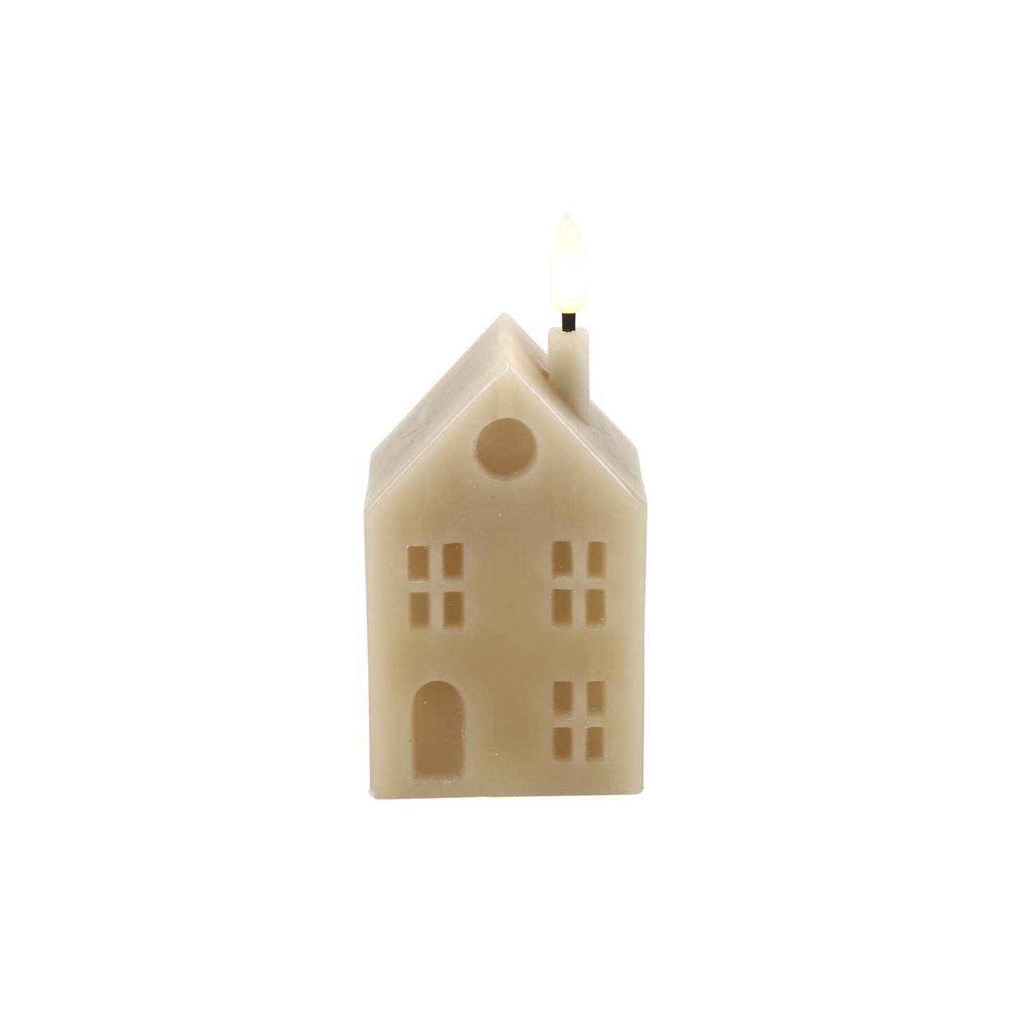 Countryfield LED bougie maison s beige 5x6x14cm