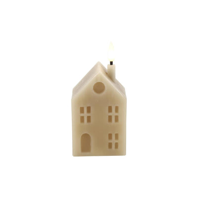 Countryfield LED bougie maison s beige 5x6x14cm