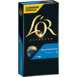 Abi tasses à café l'or expresso ristretto decaffeinato 20 pièces