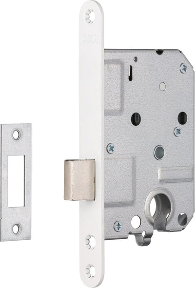 Serrure d'armoire Axa 7125 54u-50mm PC laqué blanc