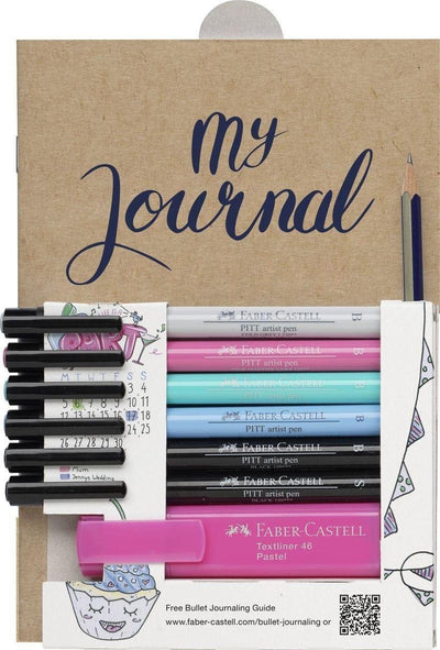 Faber-castell bullet journaling - ensemble de 9 pièces avec guide gratuit - fc-267125