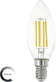 Lampe LED Eglo - E14 - ø 3,5 cm - transparente - 806 lumen - 2700k - dimmable