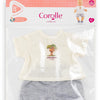 T-shirt Corolle avec short petit explorateur - 36cm