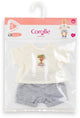T-shirt Corolle avec short petit explorateur - 36cm