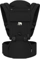 Deryan pack porte-bébé ergonomique - porte-bébé + compartiments de rangement - noir