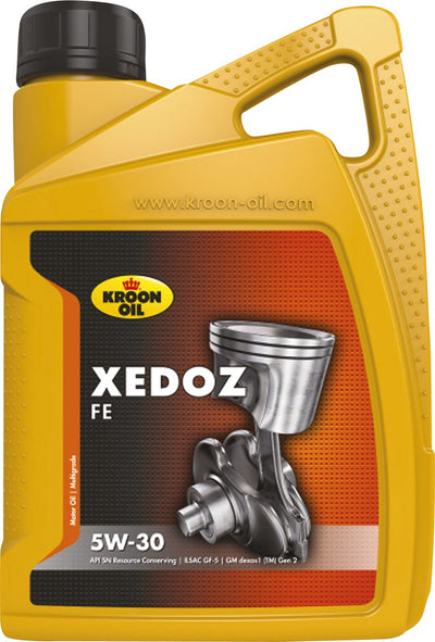 Kroon-oil xedoz fe - huile moteur synthétique 5w-30 - économie de carburant - 1 litre - transparente