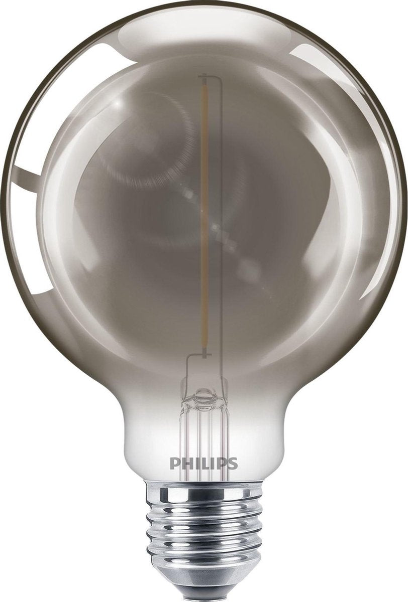 Philips led philips modern led e27 - source lumineuse - flamme - 11w g93 fumé - non dimmable