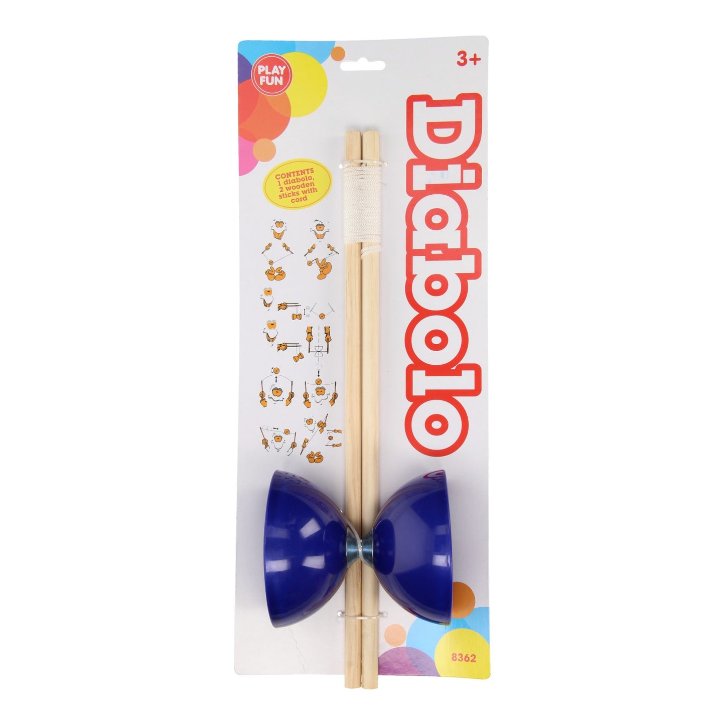 Playfun Diabolo avec des bâtons en bois