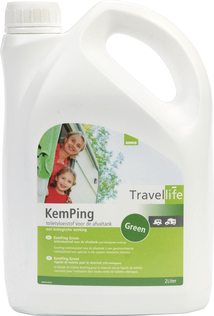 Liquide de toilette Travellife Kemping vert - 2l