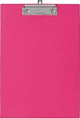 Maul porte-bloc a4 debout PVC rose fluo