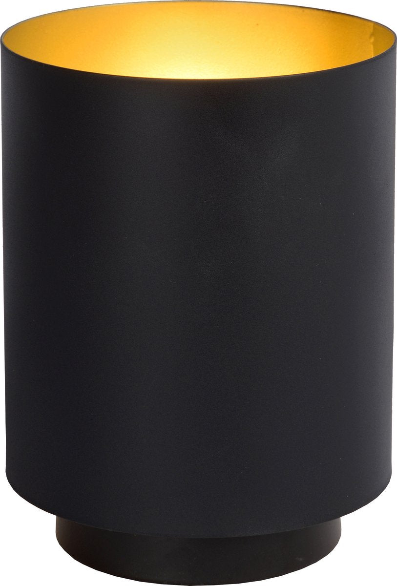 Lucide suzy - lampe de table - ø 12 cm - 1xe14 - noir