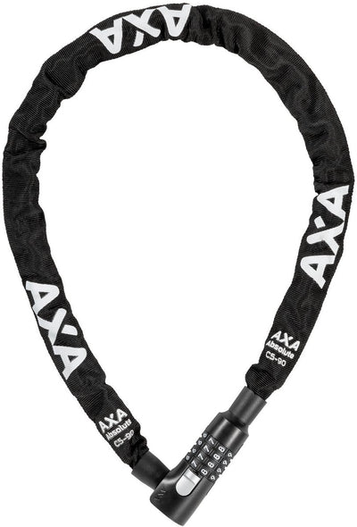 Serrure à chaîne avec combinaison de chiffres Absolute C5-90 90 cm noir