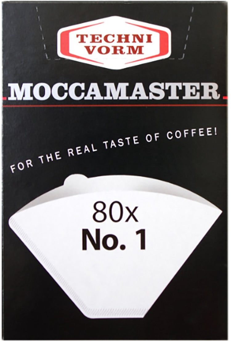 Papier filtre Moccamaster n°1 - cup-one - 80 pièces