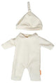 Pyjama de poupée Miniland avec chapeau 38cm - accessoire vestimentaire de poupée.