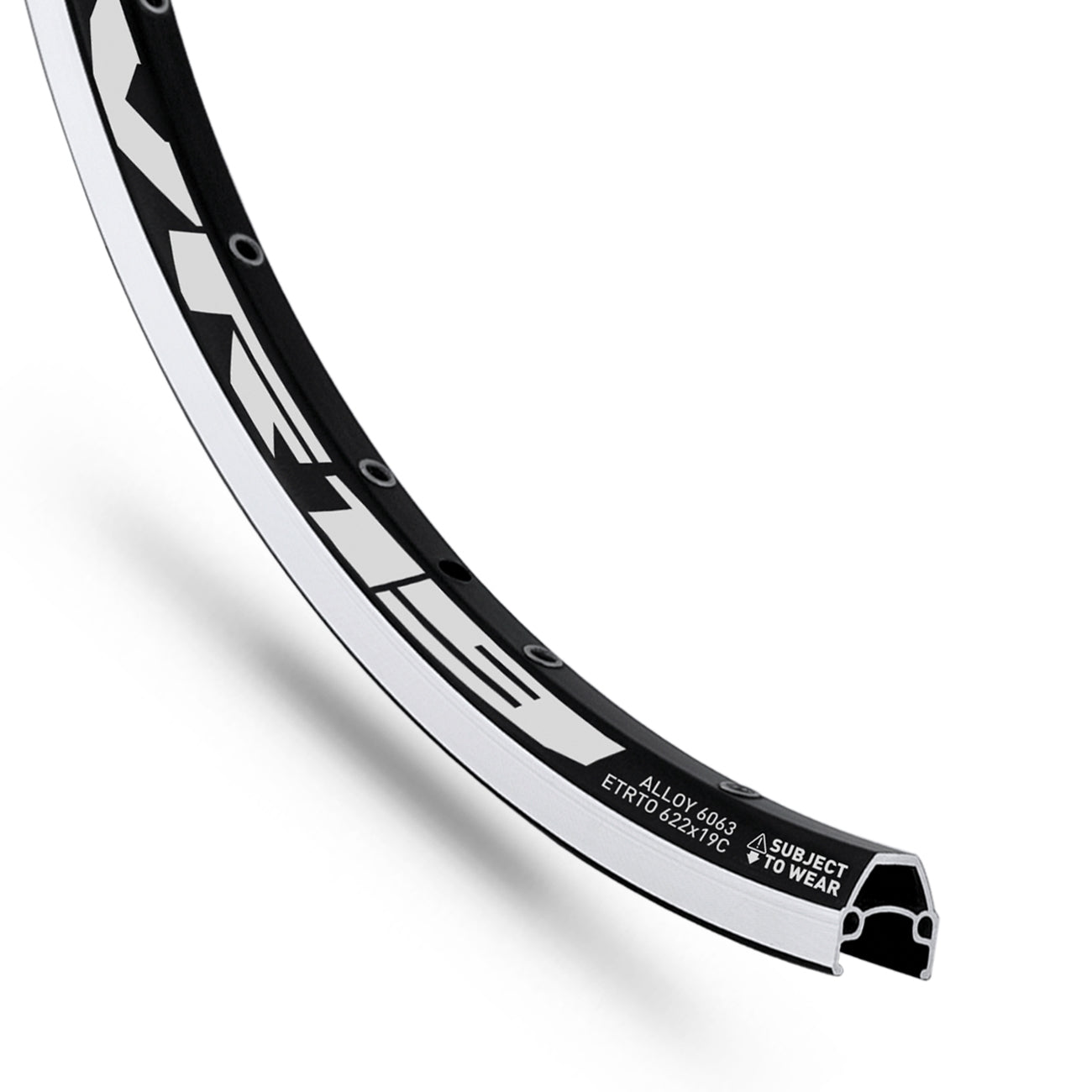 RODI RIM VR19 28 (622 x 19C) Aluminium 36 trous noirs