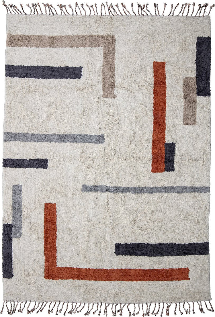Bloomingville - tapis jue - beige - coton