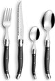 Lou laguiole - tradition - ménagère 24 pièces - 6 personnes - anthracite