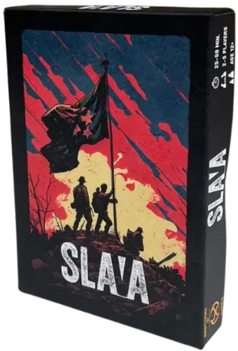 Brothers in Games Slava - - jeu de cartes - jeu de guerre - règles simples - jeu de société - jeu de bataille - petit cadeau - cadeau de Noël