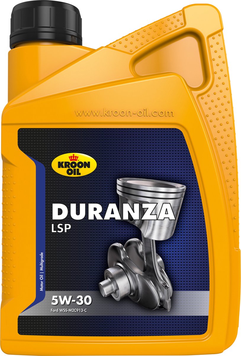 Kroon-oil duranza lsp - huile moteur synthétique 5w-30 - économie de carburant - 1 litre - transparente