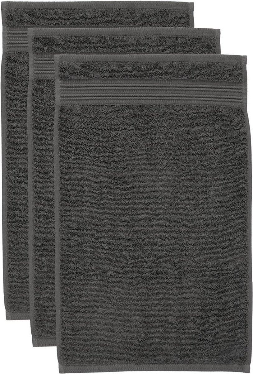 Ensemble de 3 gants de toilette transparents Beddinghouse - blanc