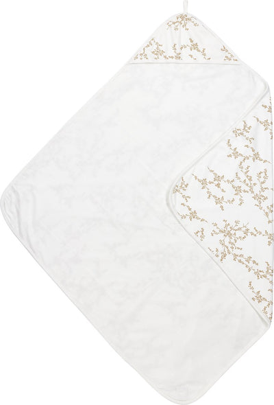 Cape de bain Meyco branches bébé - sable - 90x90cm