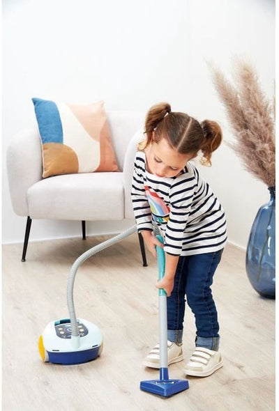 Ecoffier jouet aspirateur bleu
