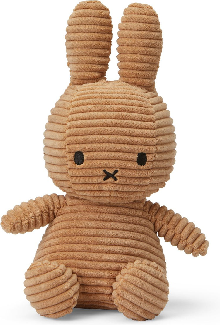 Bon ton jouets Miffy - velours côtelé écologique beige - 23 cm - 9''